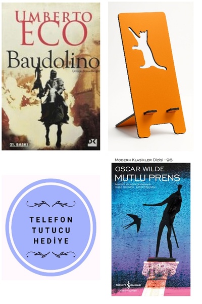 TÜRKİYE İŞ BANKASI KÜLTÜR YAYINLARI Baudolino + Umberto Eco + Mutlu Prens + T...