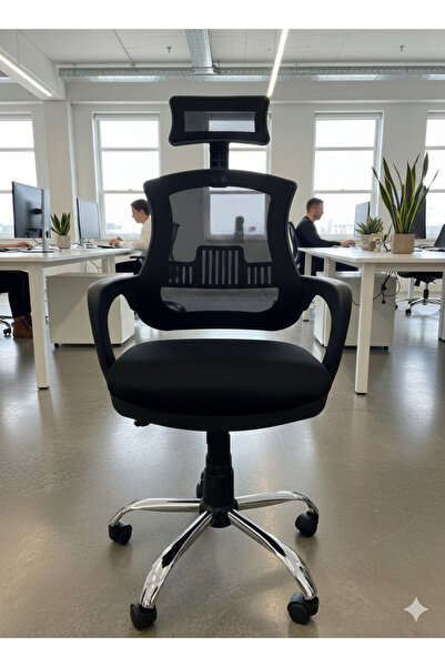 TRENDCORE Ergonomik Fileli Ofis Çalışma Koltuğu, Yönetici Koltuğu, Oyuncu Kol...