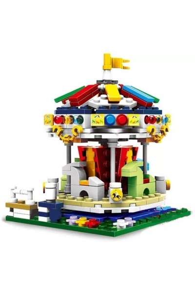 JOYFUL CHİLD Lunapark Atlı Karınca Yapım Seti 343 Parça Eğitici ve Eğlenceli ...