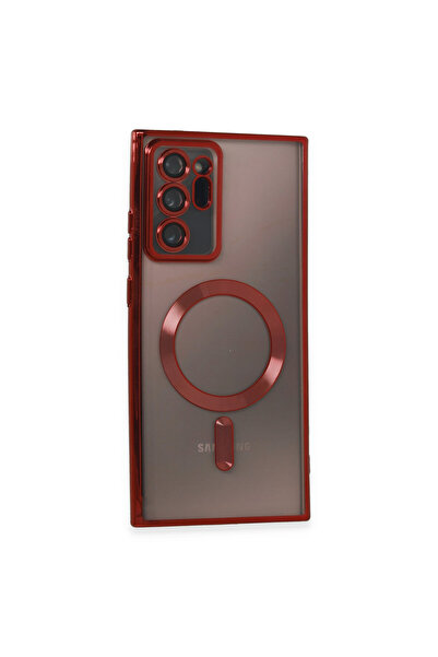 Hatreds Samsung Galaxy Note 20 Ultra İçin Uyumlu Renkli Kenarlı Arkası Şeffaf...