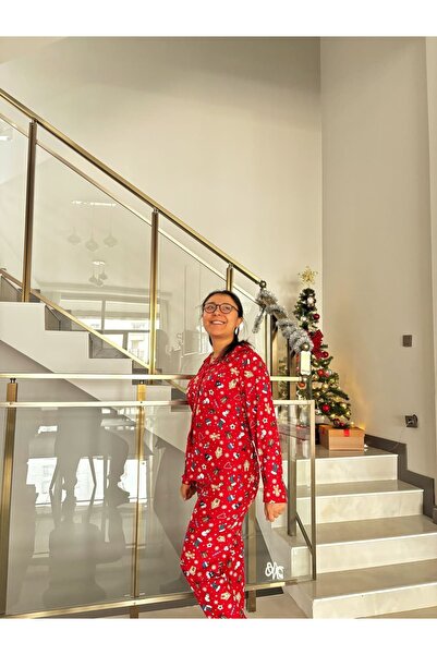 Marka New Year Dream Front Buttoned Pajama Set