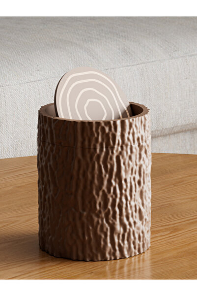 Trend Home3 Kütük Görünümlü Çöp Kovası