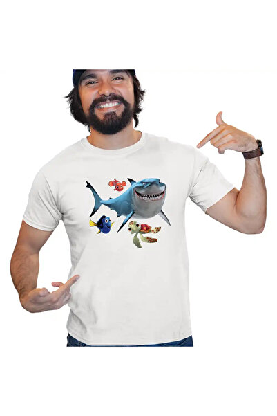 OEM Tricou Barbati Finding Nemo Rechin Bruce Marlin Testoasa Ocean