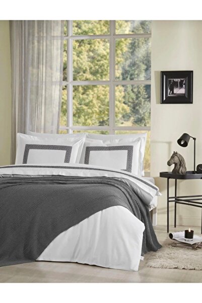 RIDVAN Knitted blanket duvet set