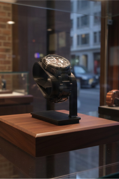 Datdijital حامل ساعة مكتبي بتصميم عصري - حامل ساعة مزخرف وحامل عرض للواجهة