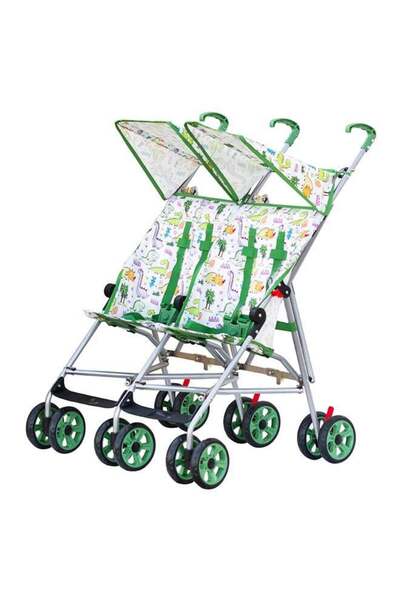 Moon Jet Plus Twin Buggy Lightweight Travel Stroller