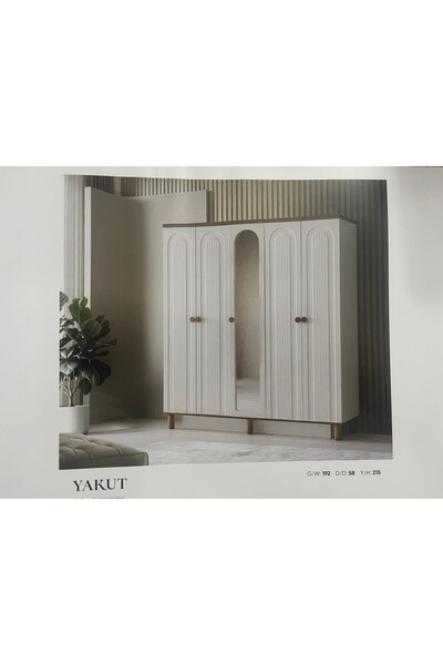 AYDINEV YAKUT MDF 5 KAPILI DOLAP