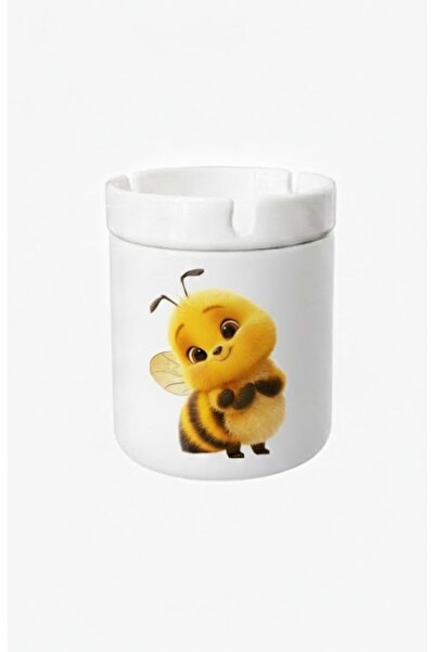 sartre art Cenuștieră/Scrumieră pentru cadouri cu design  "Cute Buzzing Bee "...