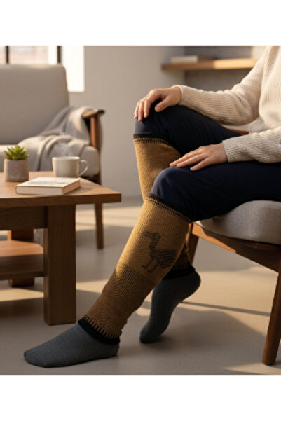 WOODMEN واقي الركبة من الصوف الطبيعي، واقي الركبة من صوف الجمل، واقي الركبة ل...