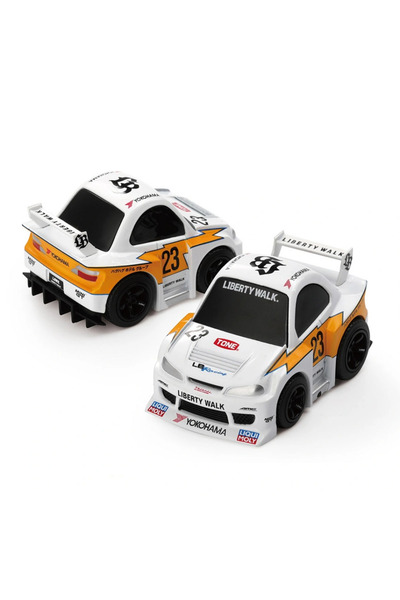 lowell home 1/64 Qube Carz سلسلة نيسان LB-سوبر سيلويت ليبرتي ووك، عبوة بلاستيكية للعرض