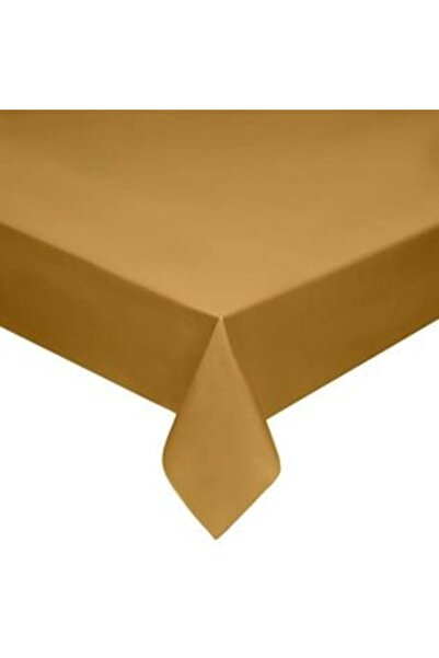 OEM Golden Plastic Tablecloth 274 x 137 cm