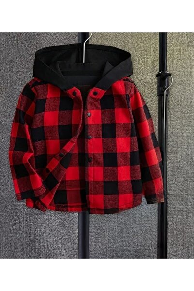 shop Cămașă cu închidere cu capse pentru băieți, în carouri, model lumberjack