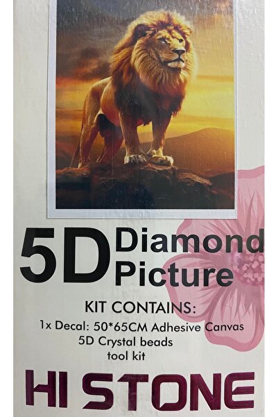 EleganTShoP 5D Yapışan Boncuk Goblen Mozaik Tablo Pano 50*65 cm 87023