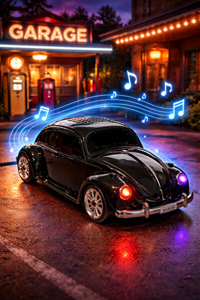 Rose SP-408 Retro Klasik Araba Tasarımlı Bluetooth Hoparlör