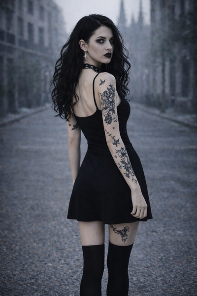 BYEN GİYİM Askılı Hafif Fit Mini Siyah Elbise