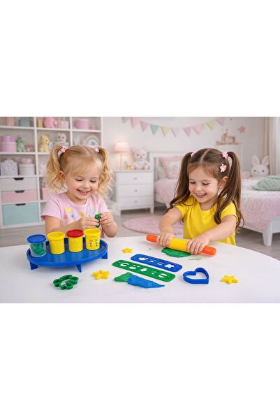 Akar Oyun Hamuru Seti Sofralı Şekillendir Kes Eğlen