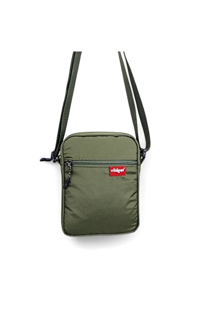 Vildget Unisex Haki Yeşil Çapraz Çanta Crossbady Bag 20×15×5