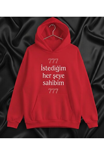 Infire clothing 100% Cotton Unisex Oversized 777 Printed Hooded Sweatshirt