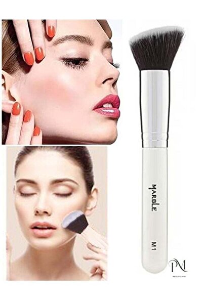 Marble Face Makeup Brush Black M1