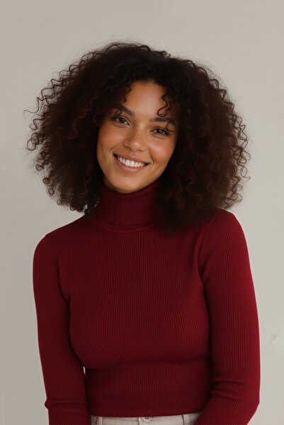 beuivo سترة حياكة مضلعة قماش قابل للتمدد من القطن للجنسين ذات ياقة دائرية وقص...