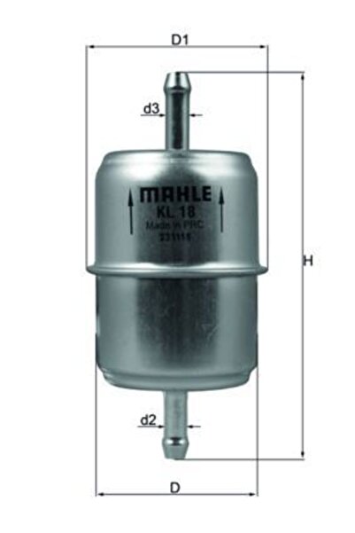 Genel Markalar YAKIT FILTRESI MERCEDES M102 190 W201 W123 W124 W460 A0024770001