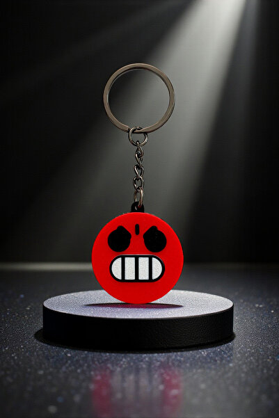 Saes Labs Brawl Stars Furious Expression Keychain