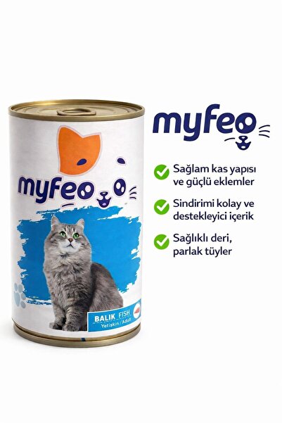 MYFEO Balıklı Konserve Yaş Mama