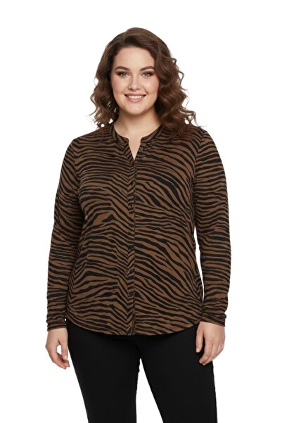 wearon tekstil Γυναικεία μπλούζα με κουμπιά BGL-ST05131