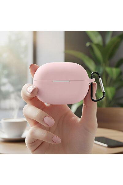 CaseOnn حافظة هواوي فري بادز برو 3 - برو 4 مع حزام، سيليكون غير لامع باللون ا...