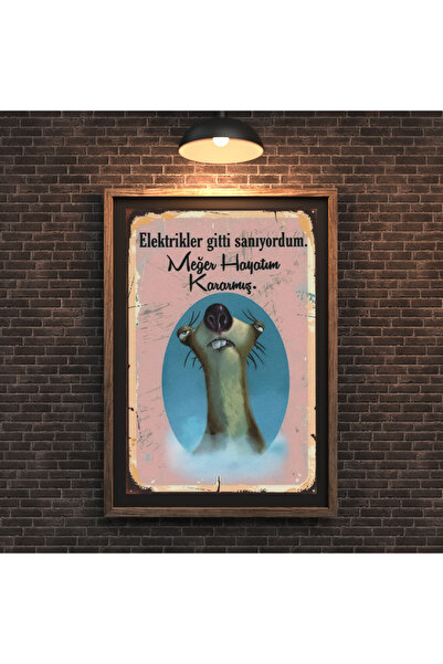 hediyeniz sare'den YEŞİLÇAM 20x30 Metal Poster 129
