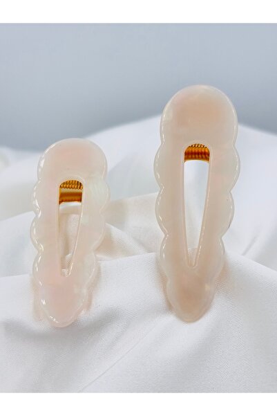 Raha Butik Set de 2 cleme metalice tip Bone, 6,5 cm