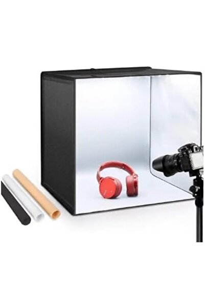 Morelian مصباح LED قابل للطي PU5060، أبعاده 60×60×60 سم، مناسب للاستخدام المك...