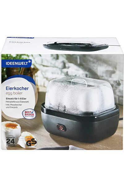 İdeen Welt Ideenwelt 6’lı Yumurta Pişirme Makinası.Germany