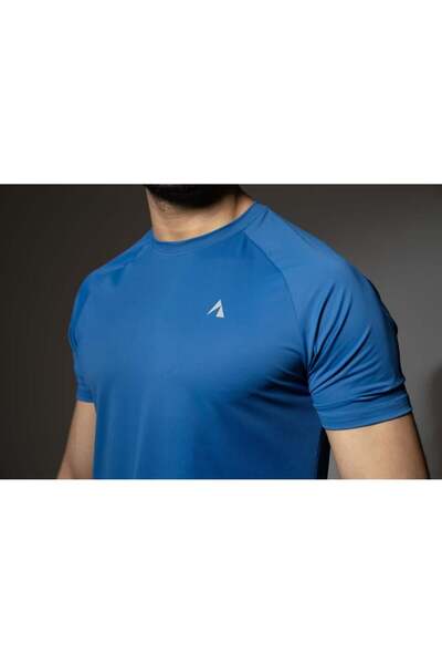 Generic تيشرت رياضى للرجال - أزرق
