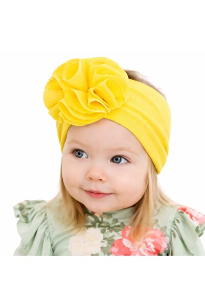 Superbaby Bentita galbena lata cu floare