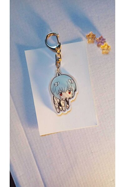 Atölye Moonlit Neon Genesis Evangelion Rei Ayanami Akrilik Anahtarlık