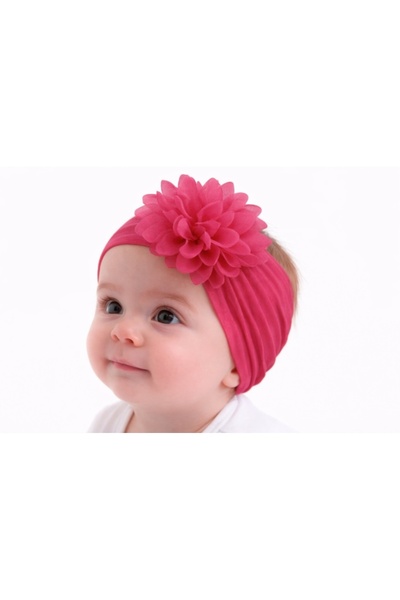 Superbaby Bentita roz ciclamen lata cu floare aplicata