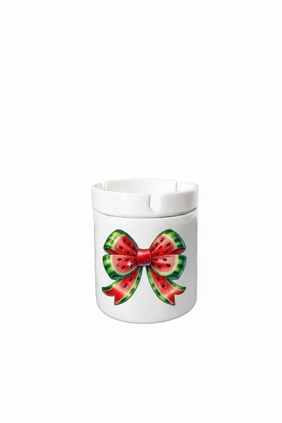 sartre art Cenuștieră/Scrumieră pentru cadouri, fără miros, cu design „Pepene...