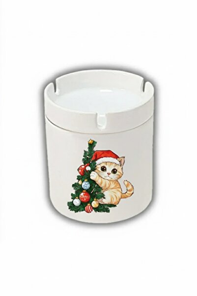 sartre art Cadou cu design special "Crăciun Anul Nou pisică si " " "  Scrumie...