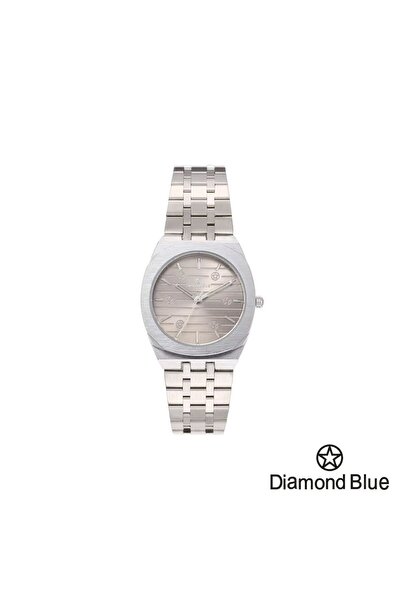 Diamond Blue Diamond Blue women's watch, silver bracelet and gray case, simplicity that reflects sophistication.