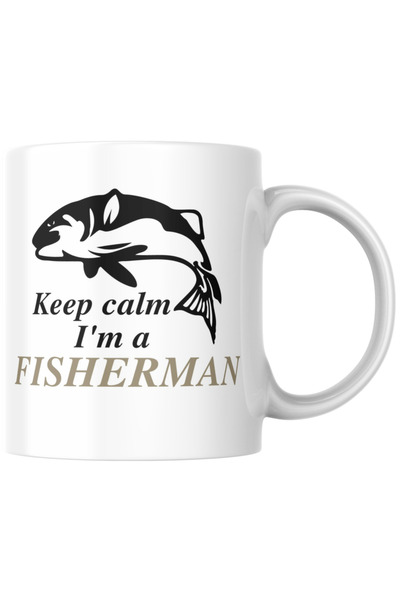 OEM Personalized Mug – Keep calm I’m a FISHERMAN