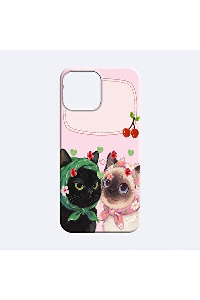 ila bags iPhone 14/15 Plus Uyumlu Trend Tasarım Kılıf, Desenli Premium Şık Ta...
