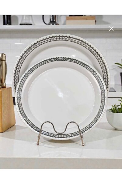 cc bin shihon طبق ميلامين 2 حبه مقاس 35/40سم صحن تقديم ميلامين عالي الجودة مقاوم للكسر آمن في غسالك الصحون