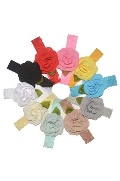 Superbaby Lace headband with appliquéd flower