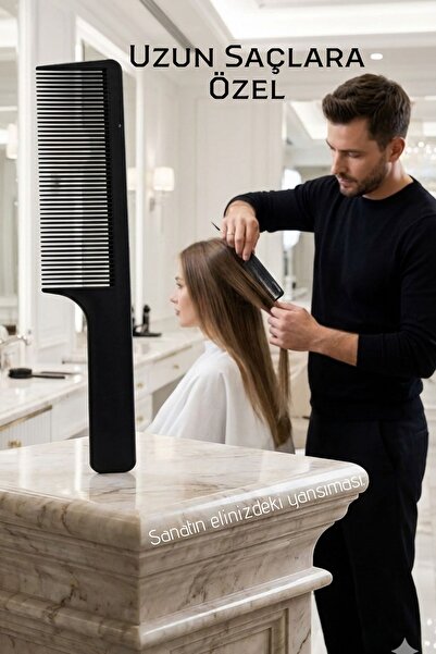 Transformacion Profesyonel Antistatik Uzun Saç Kesim Tarağı – Isıya Dayanıklı...