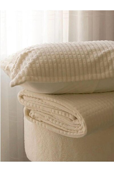 BURYAHOME MERİNOS MODERN LİNE BATTANİYE 2 PARÇA TEK KİŞİLİK BATTANİYE SETİ