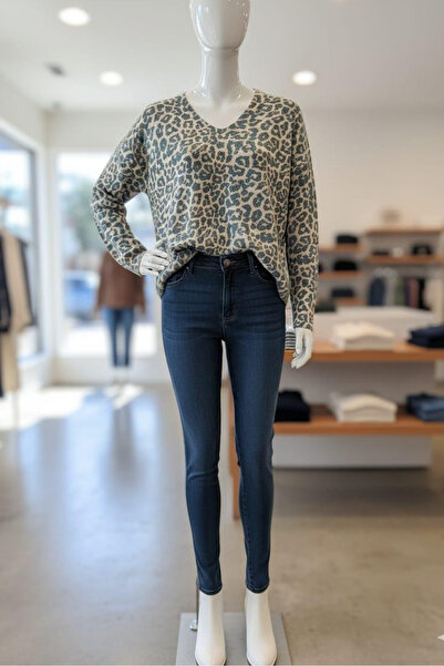 MARIQUITA Leopard V-Neck Sweater