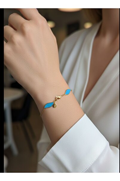 AKSESUARIM Women's Enameled Steel Bracelet