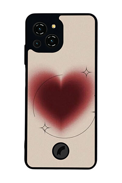 Reeder S23 Pro Max Uyumlu Kalp Love Tasarımlı Glossy Premium Kılıf