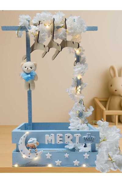 glow moon 40 Kırk Uçurma Sepeti Bebek Hediye Sepeti teyze-Hala Sepeti Babysho...